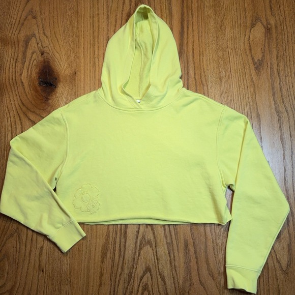 Nike Tops - Nike Sportswear Mama Cropped Pullover Hoodie Womens‎ Small Yellow DV9649-712